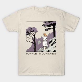 Purple Mountains  -- Original Fan Artwork Design T-Shirt